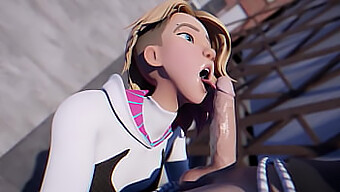 Bersiaplah Untuk Perjalanan Liar Dengan Keterampilan Deepthroat Dan Pantat Besar Spider-Gwen.