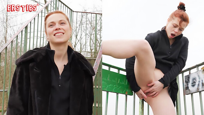 Sarah K'S Public Self-Pleasure Journey: A German Beauty'S Anal And Fingering Adventure